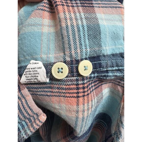 J. Crew Men's S Plaid Heavyweight Flannel Shirt - Picture 5 of 5